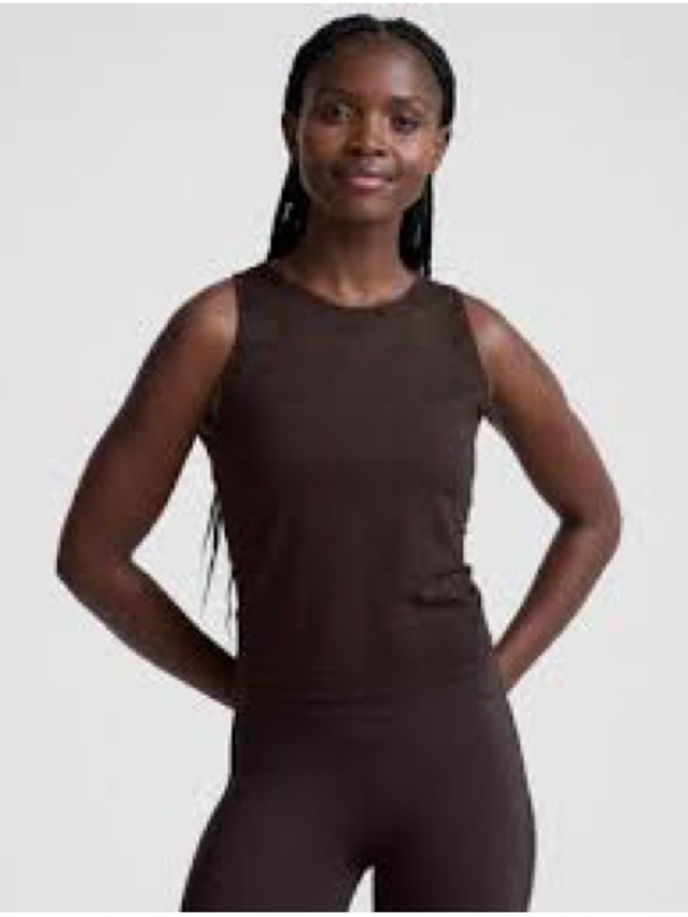 Nike Women's Brown Sleeveless Workout Tank